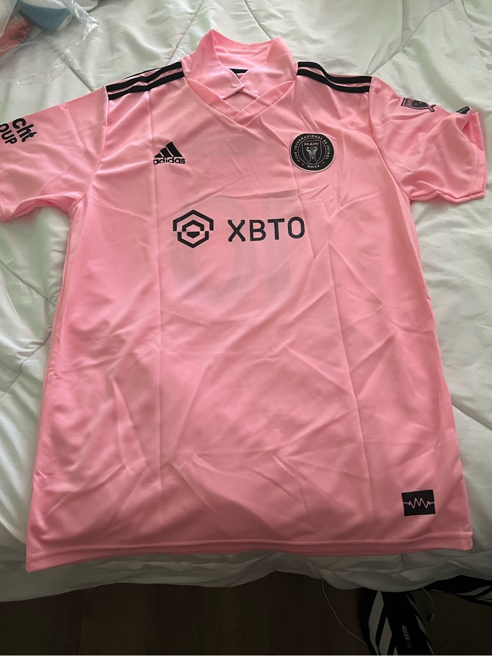 Inter Miami Messi Replica adidas Pink Soccer Jersey size XL New